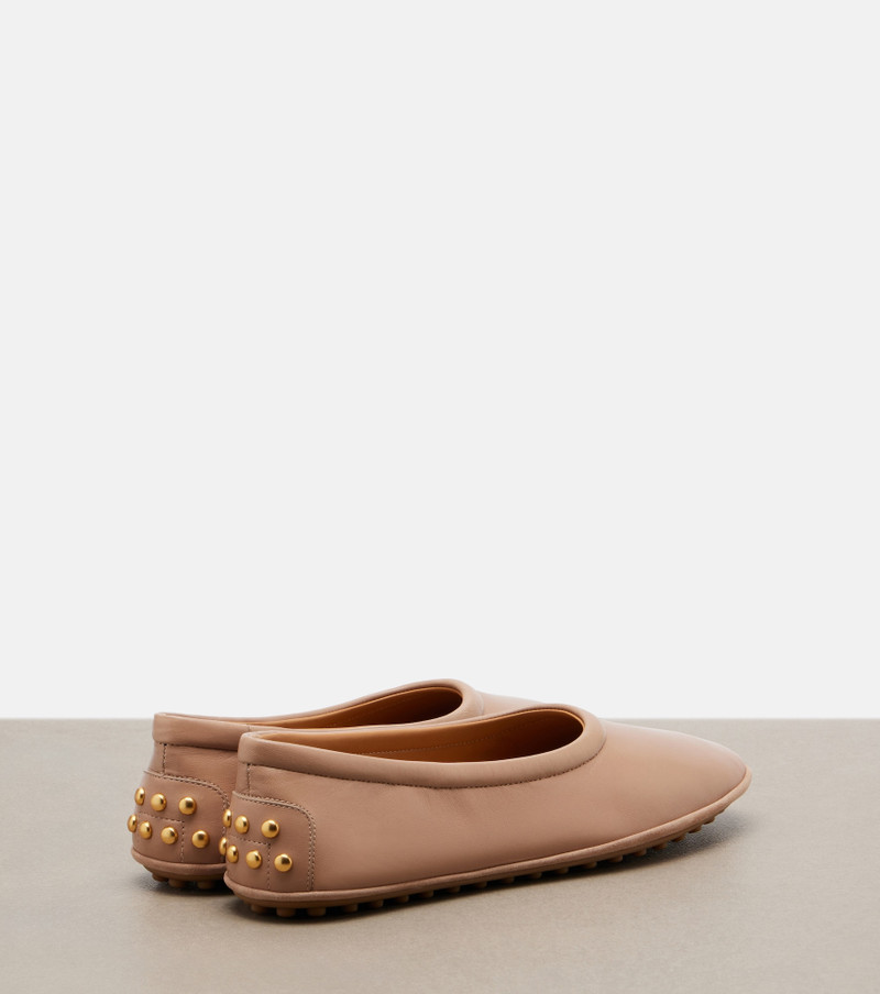 Tod's Leather ballet flats outlook
