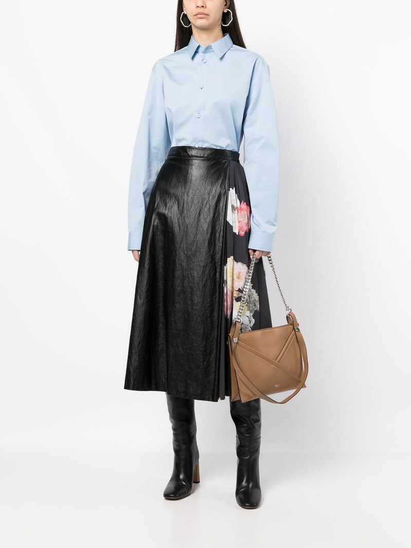 Mulberry M Zipped leather shoulder bag outlook