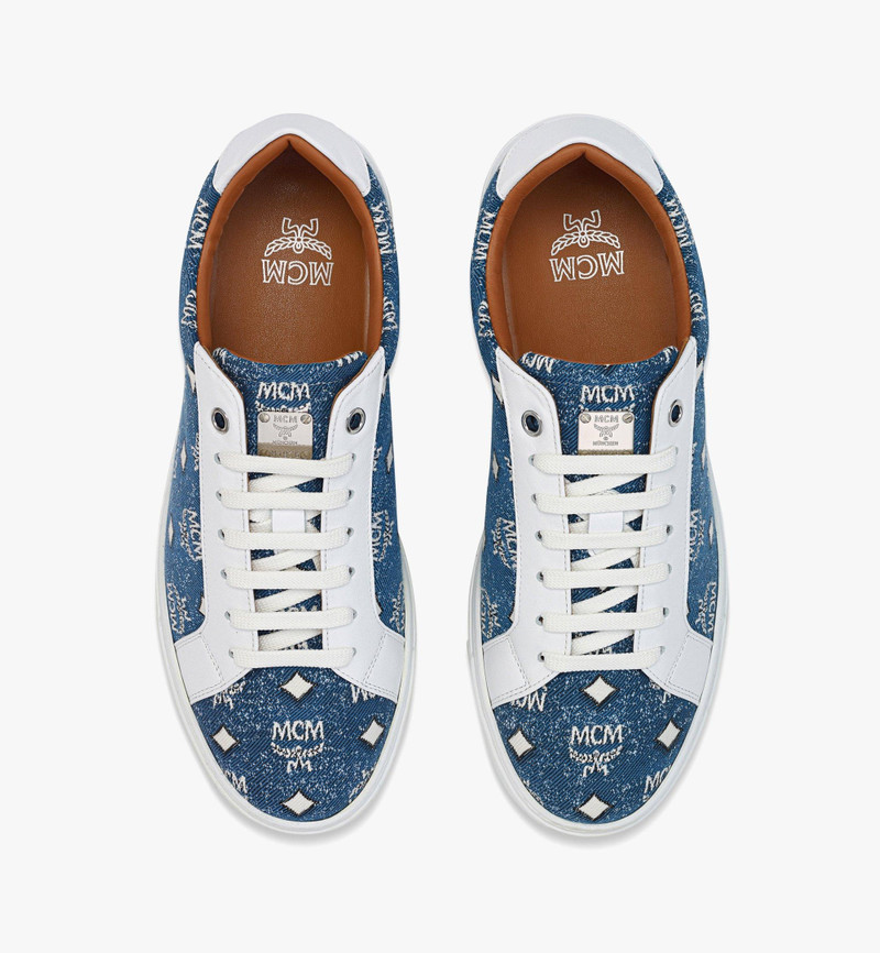 Terrain Lo Sneakers in Denim Jacquard 5