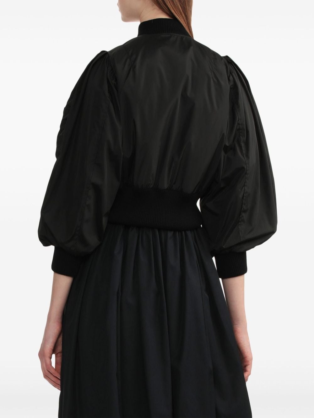 cropped bomber jacket - 4