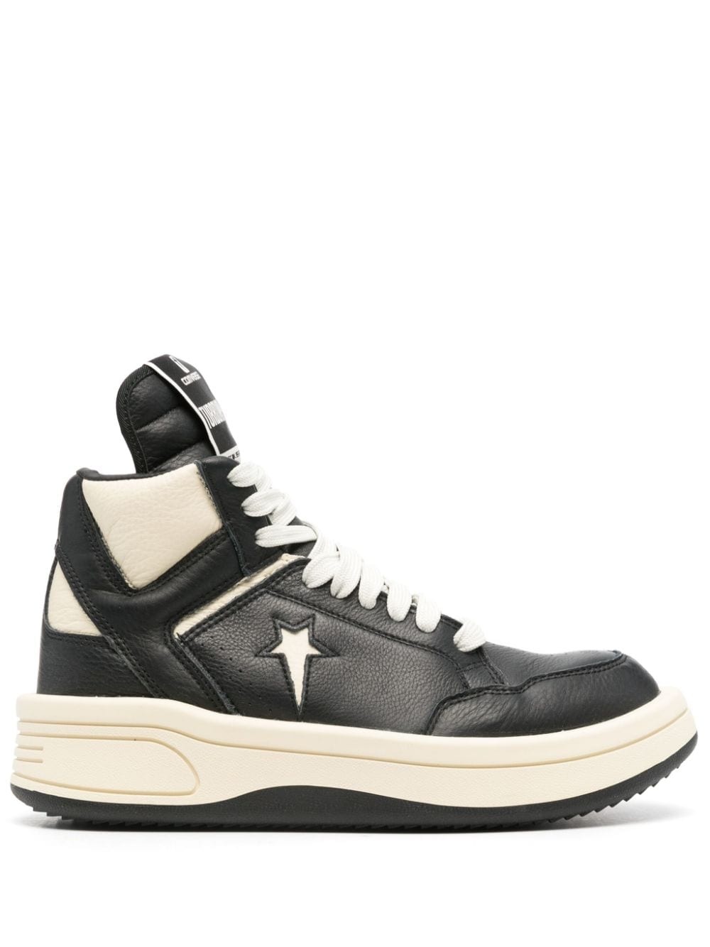 x DRKSHDW Turbowpn leather sneakers - 1