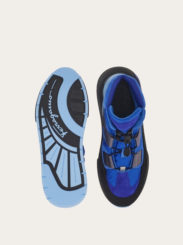 HIGH SNEAKER WITH TREKKING DETAILS - 5