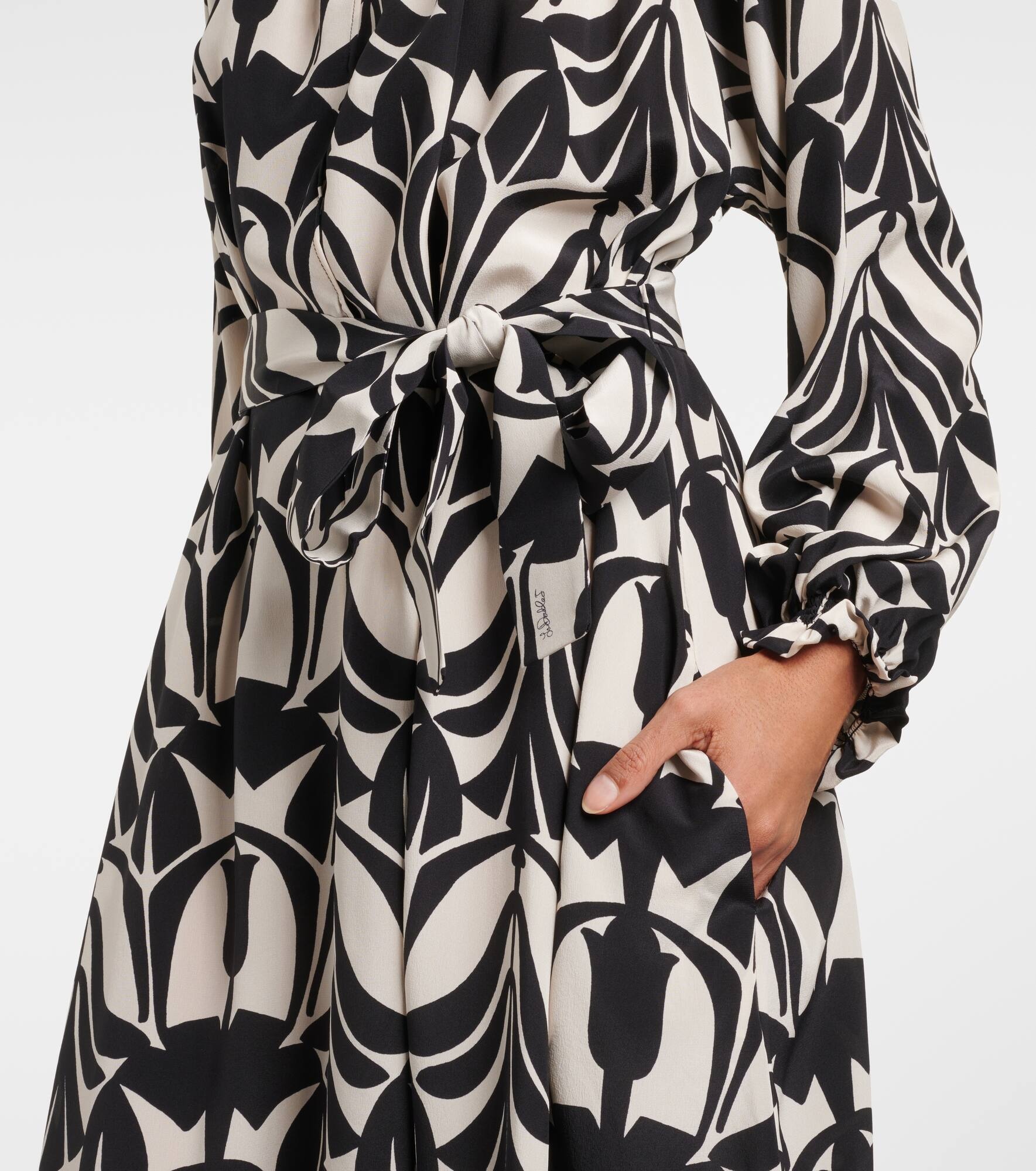 Cerere silk shirtdress - 5