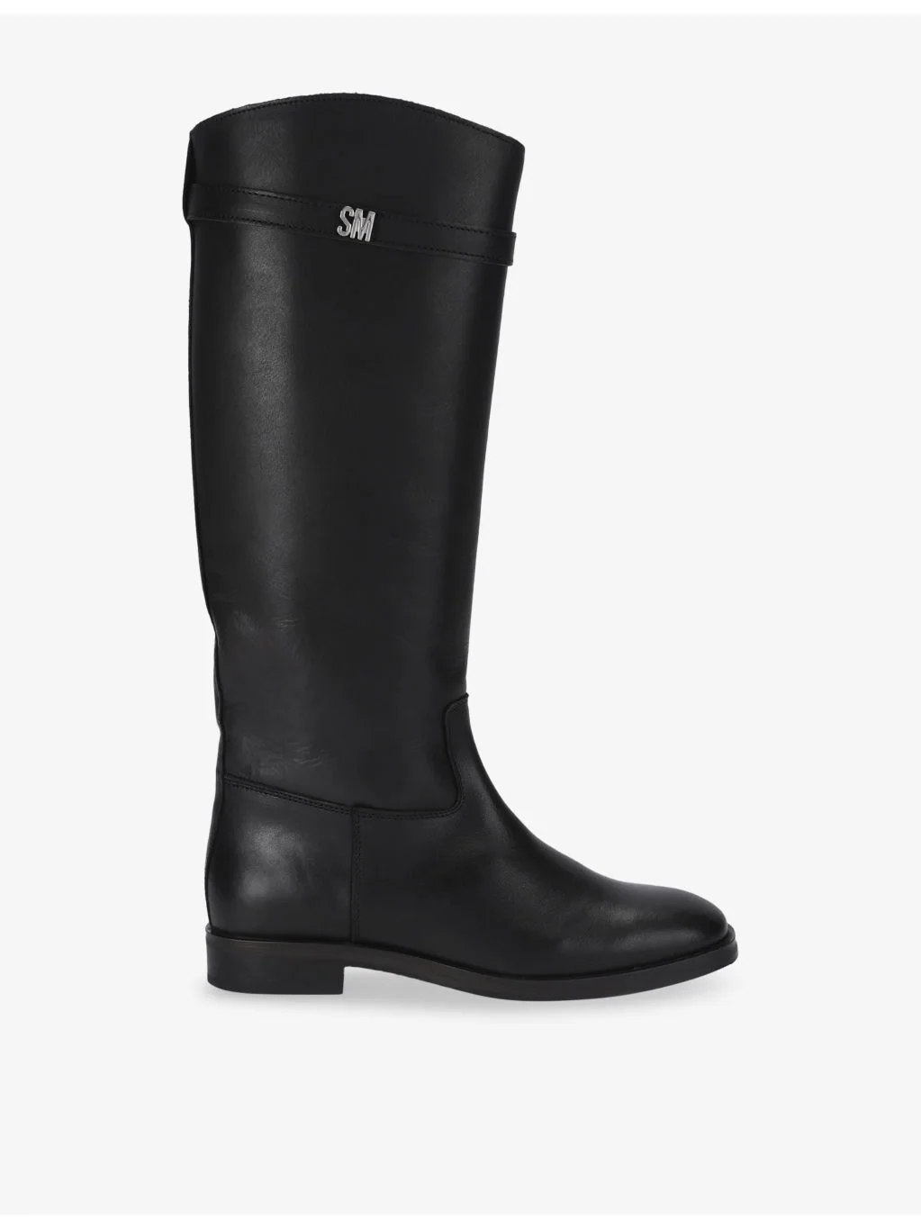 Novi High-Leg Flat Leather Boots - 1