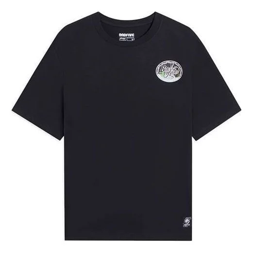 Li-Ning BadFive 그래픽 T 셔츠 '블랙' AHSS739-2 - 1
