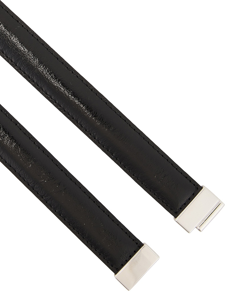 Slide Clasp Naplack Leather Belt - 3