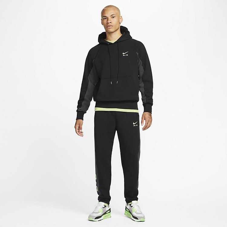 Nike Sportswear Air French Terry Hoodie 'Black' DQ4207-011 - 4