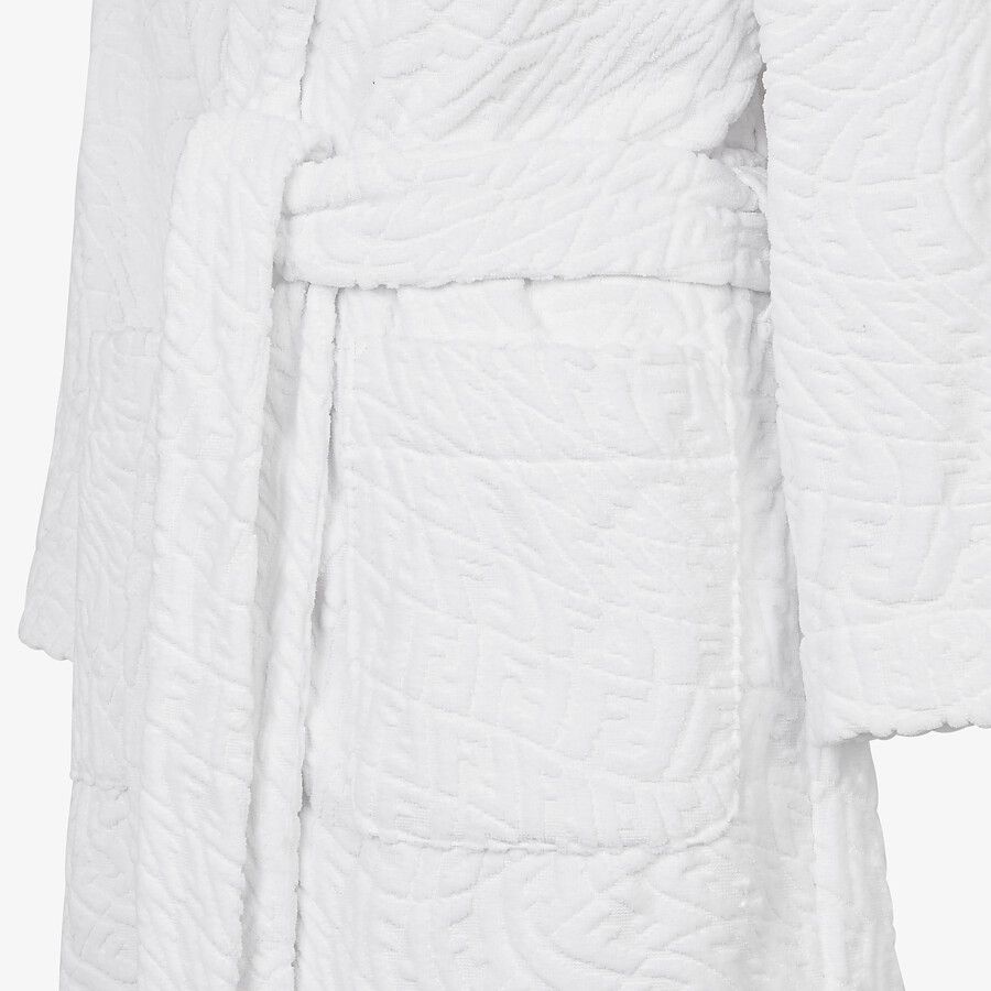White cotton bathrobe - 3