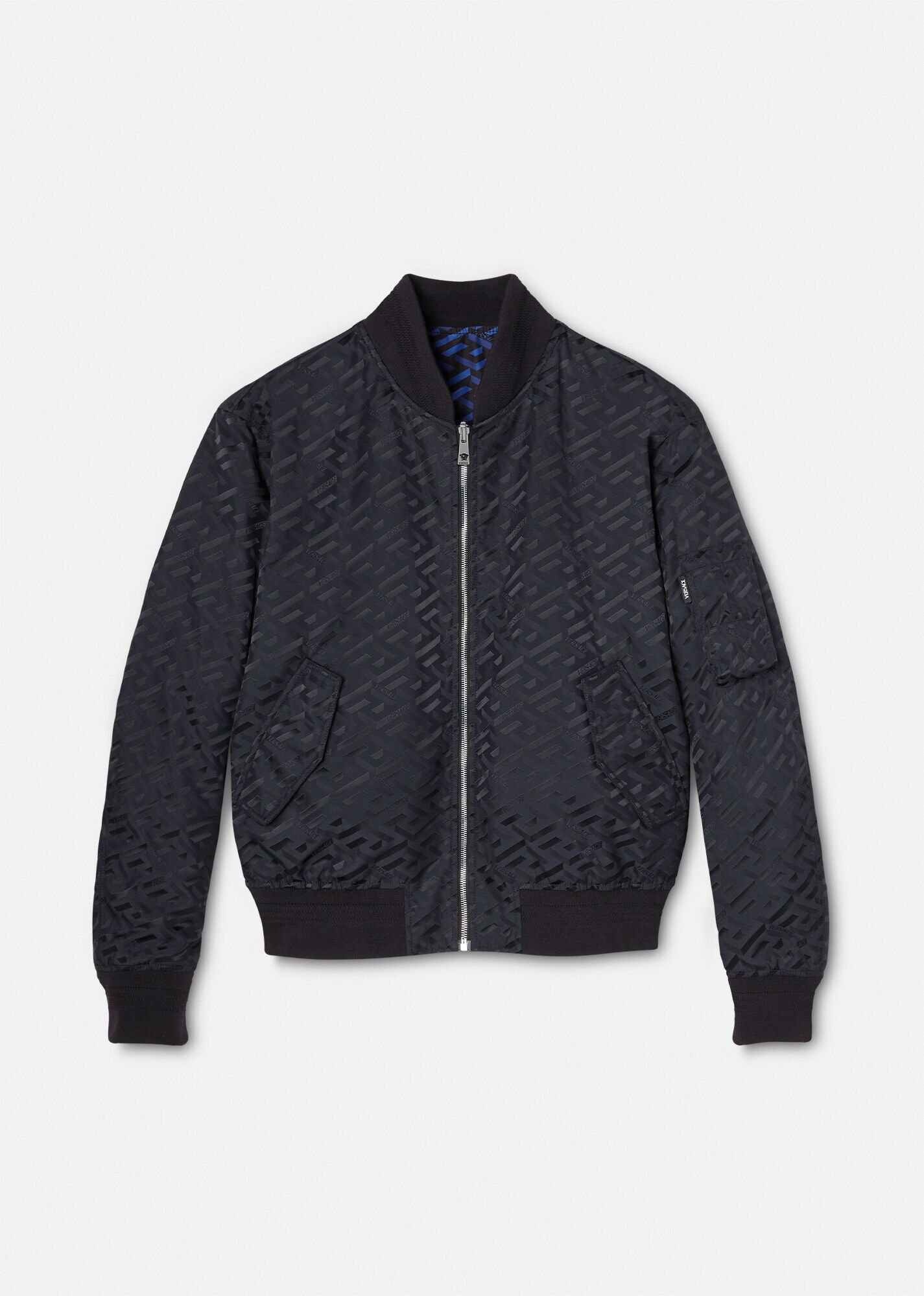 La Greca Print Bomber Jacket - 1