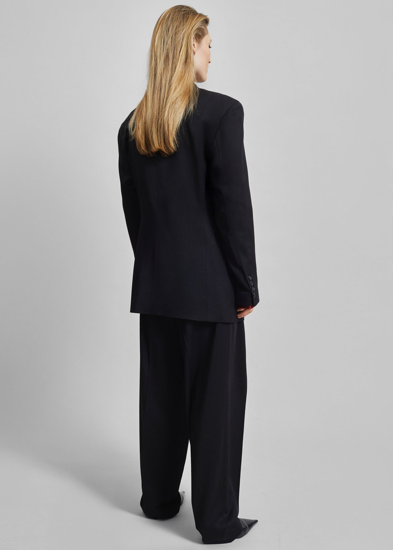 Vester Double-Breasted Blazer - Black 9