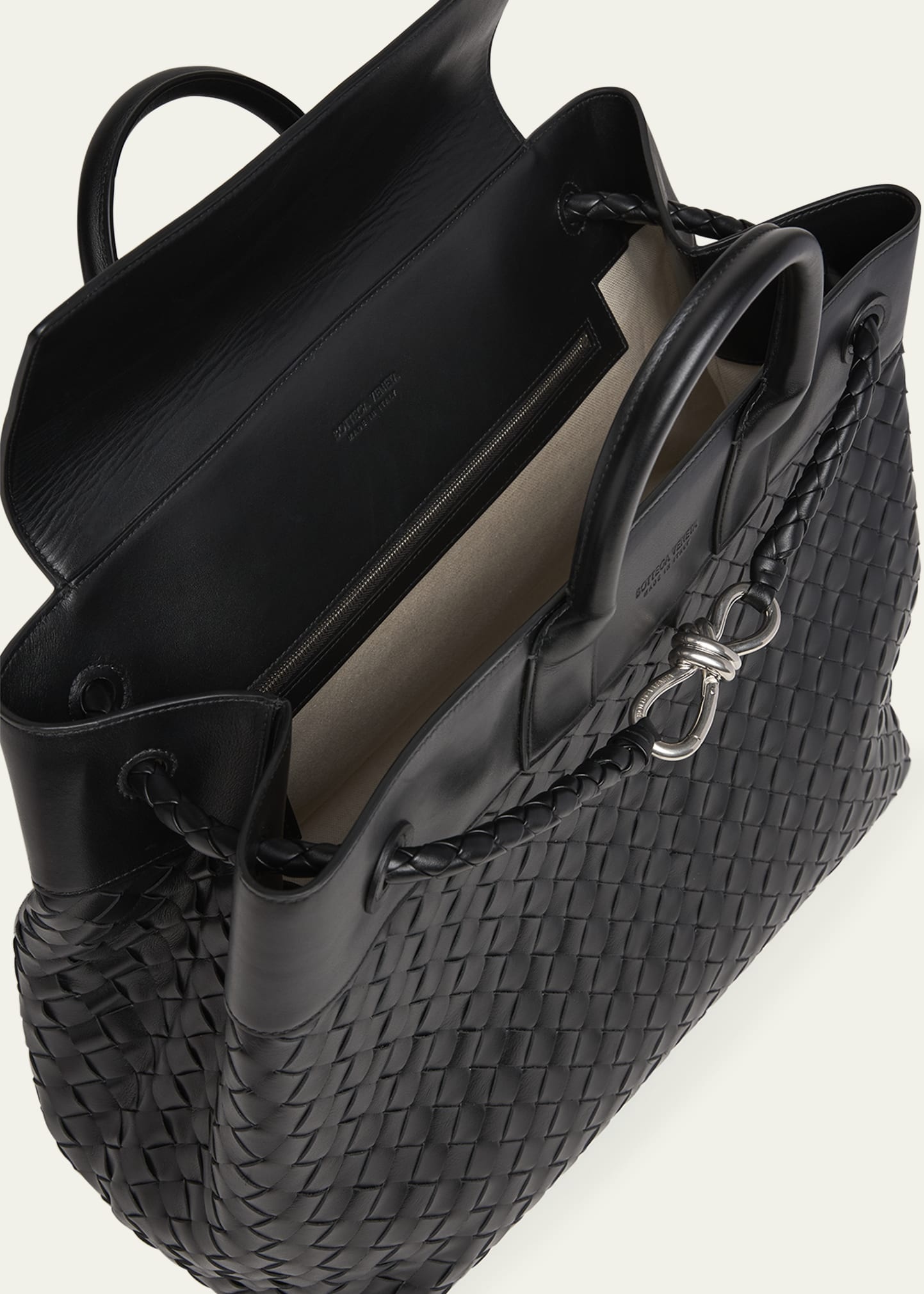 Men's Small Andiamo Voyager Intrecciato Shoulder Bag - 4