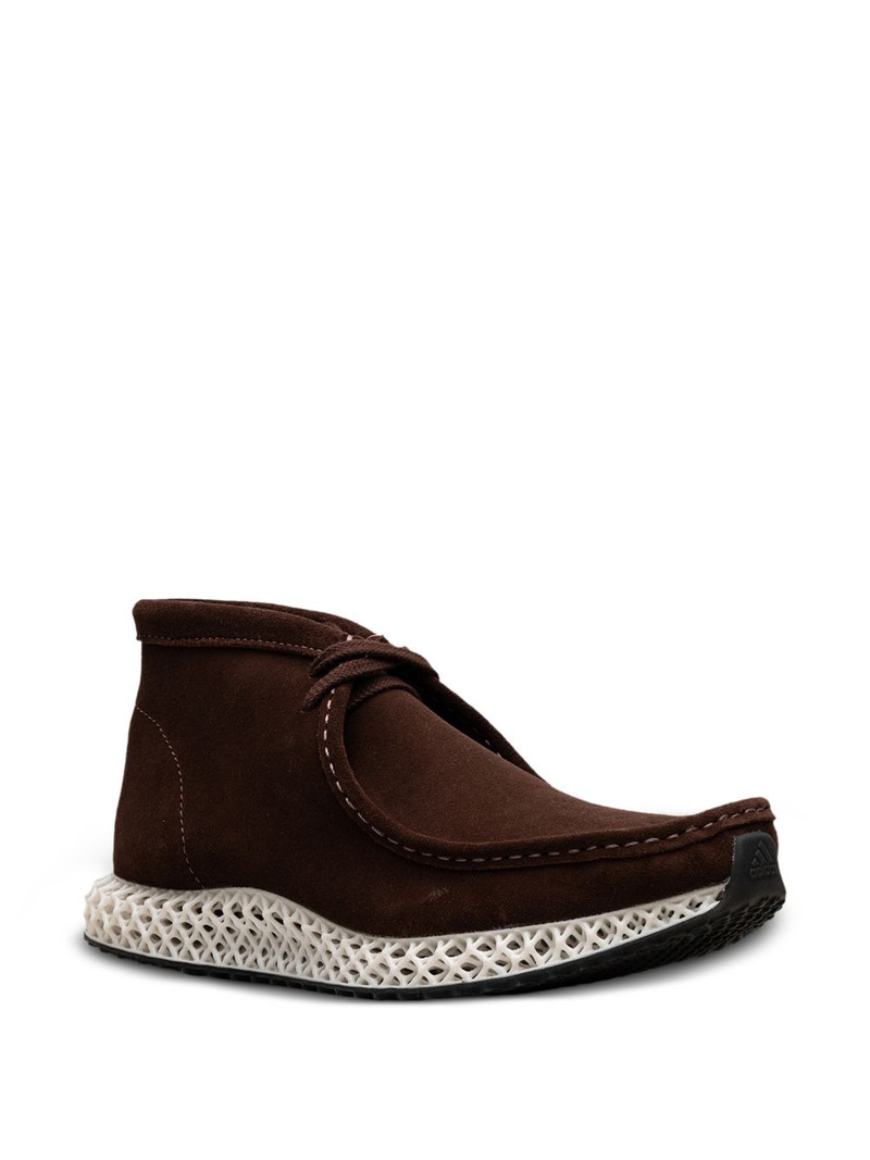 adidas x Ronnie Fieg wallabee 4D Mid boat shoes outlook