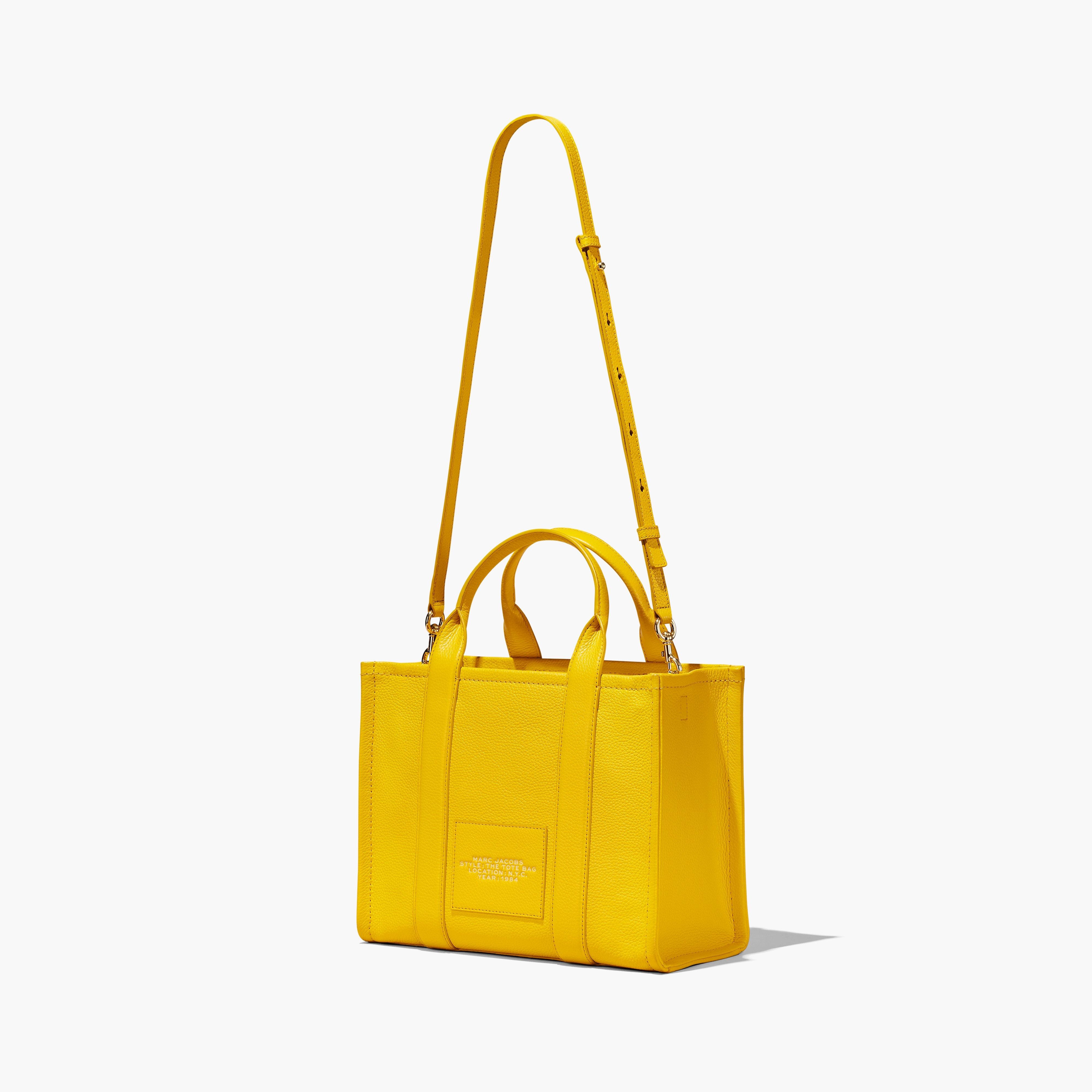 THE LEATHER MEDIUM TOTE BAG - 3