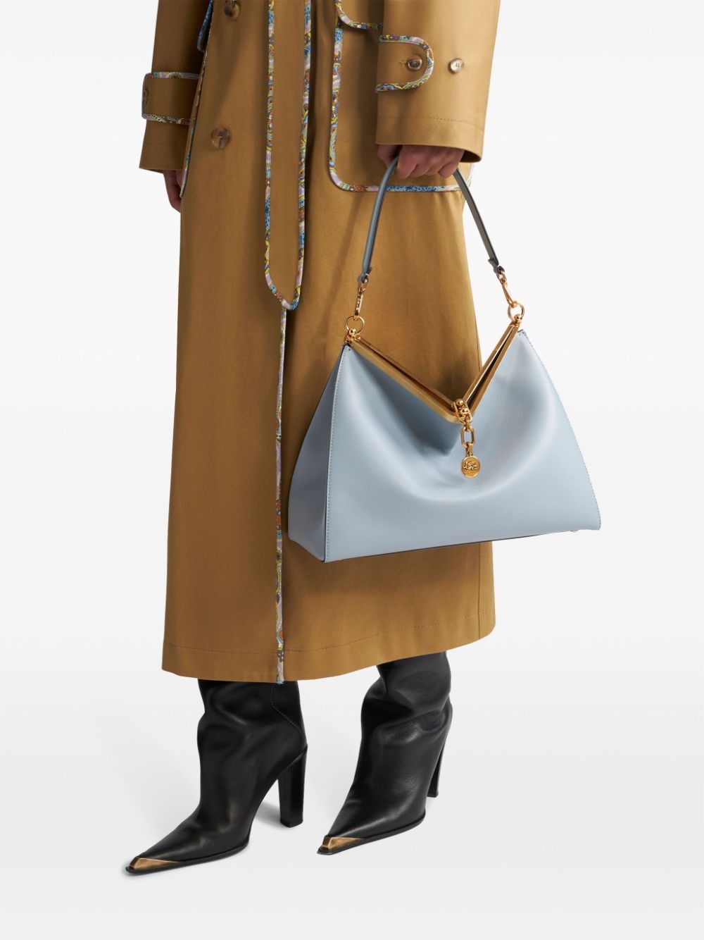 large Vela leather shoulder bag - 2