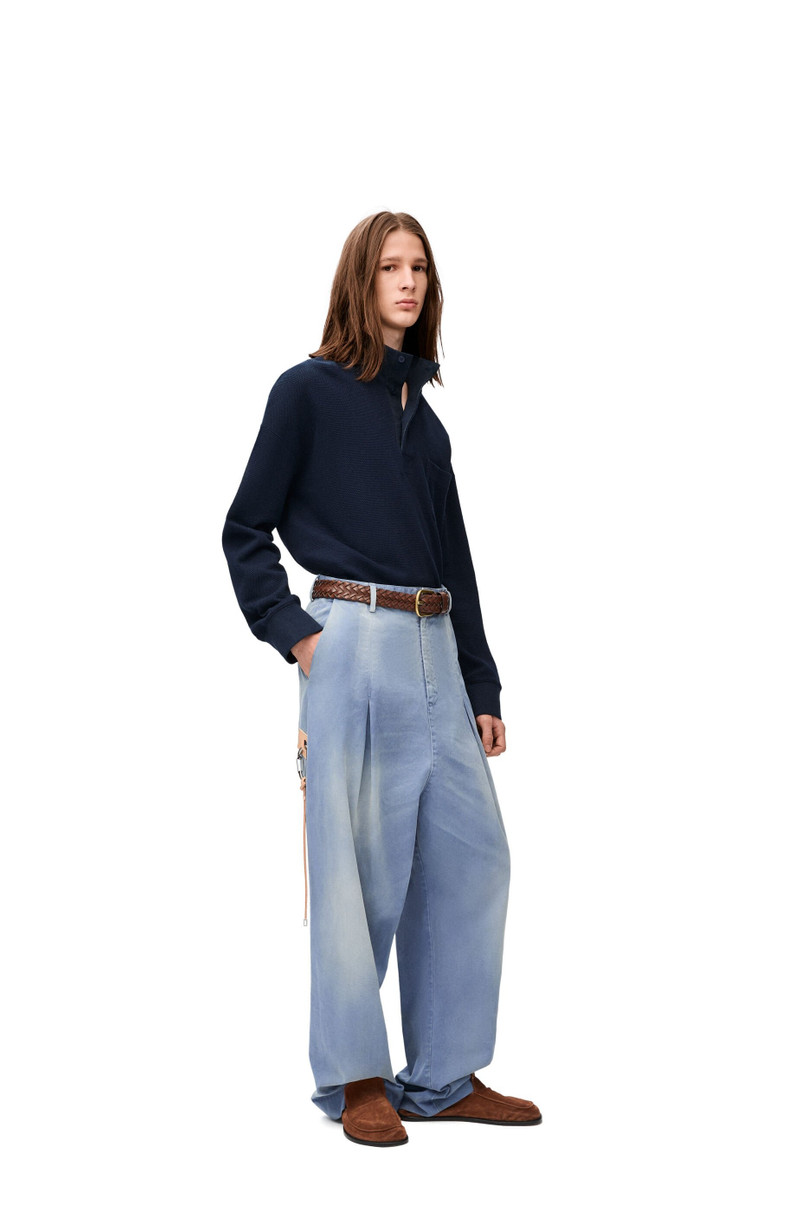 Loewe High neck polo in cotton outlook