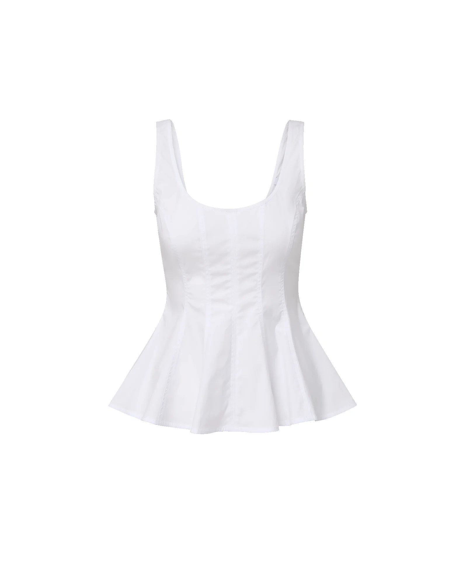 CHARLIE PEPLUM TANK TOP - 1