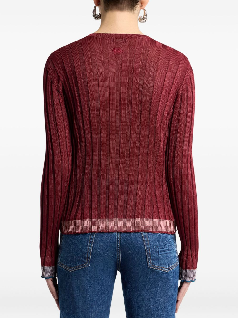 ribbed-knit sweater - 4