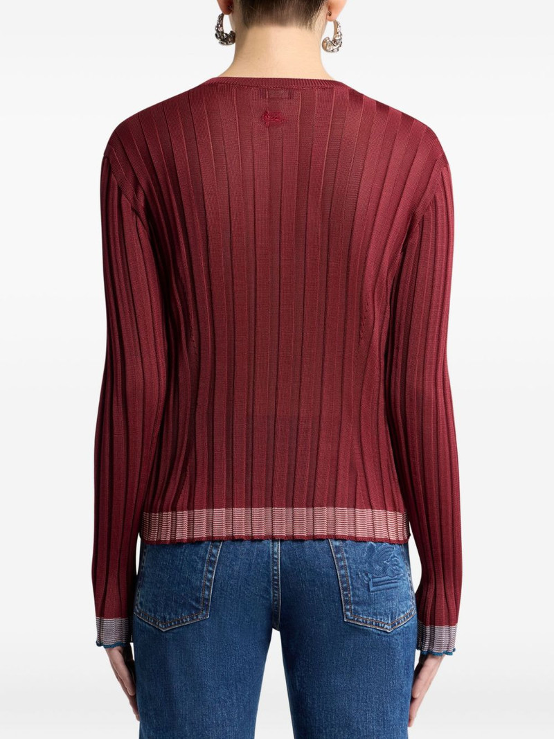 ribbed-knit sweater 4