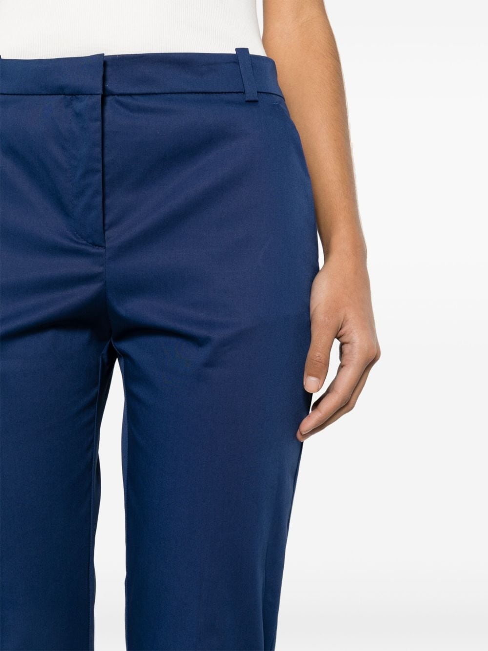 twill cigarette trousers - 5