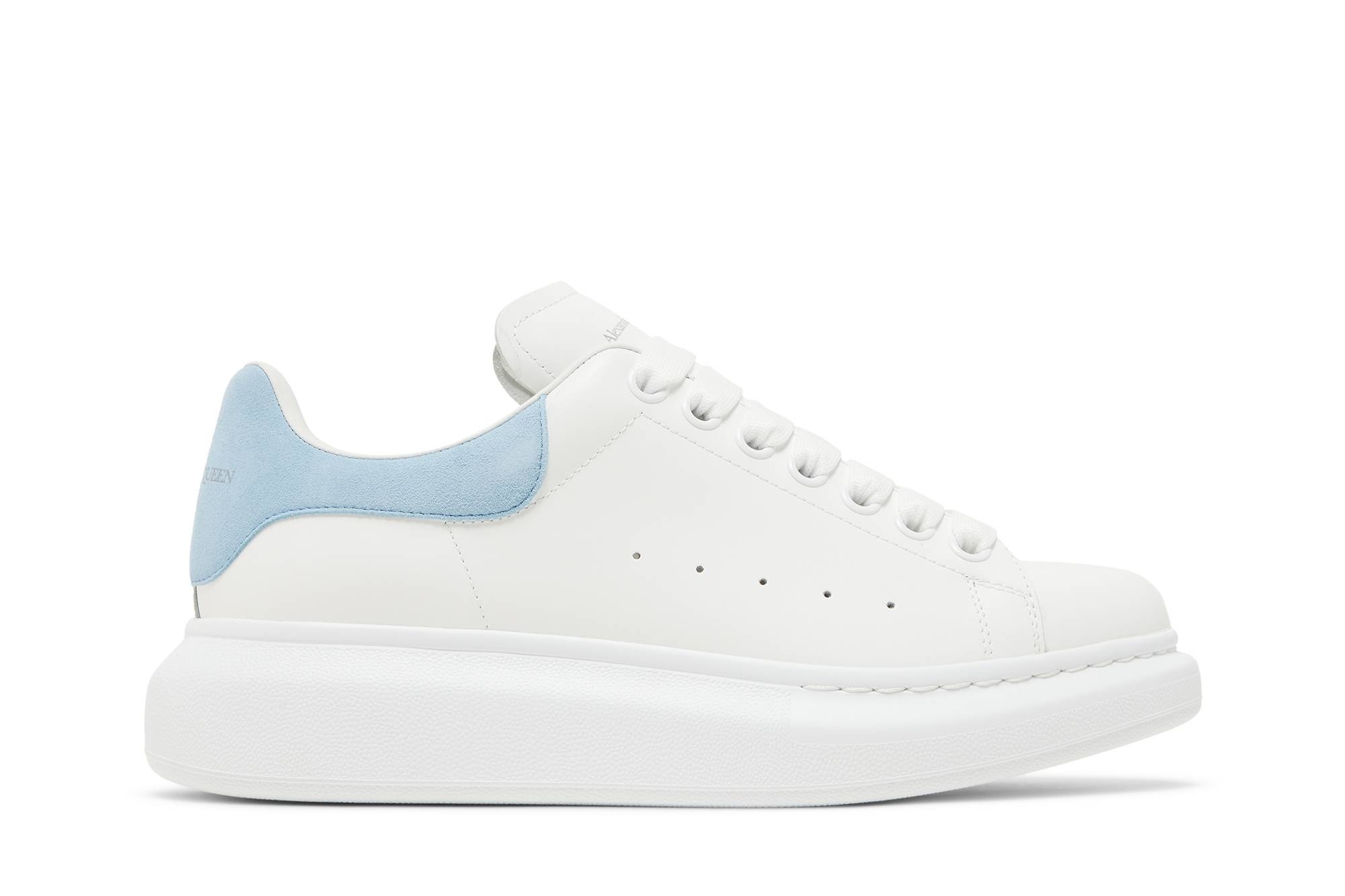 Alexander McQueen Wmns Oversized Sneaker 'White Powder Blue' - 1