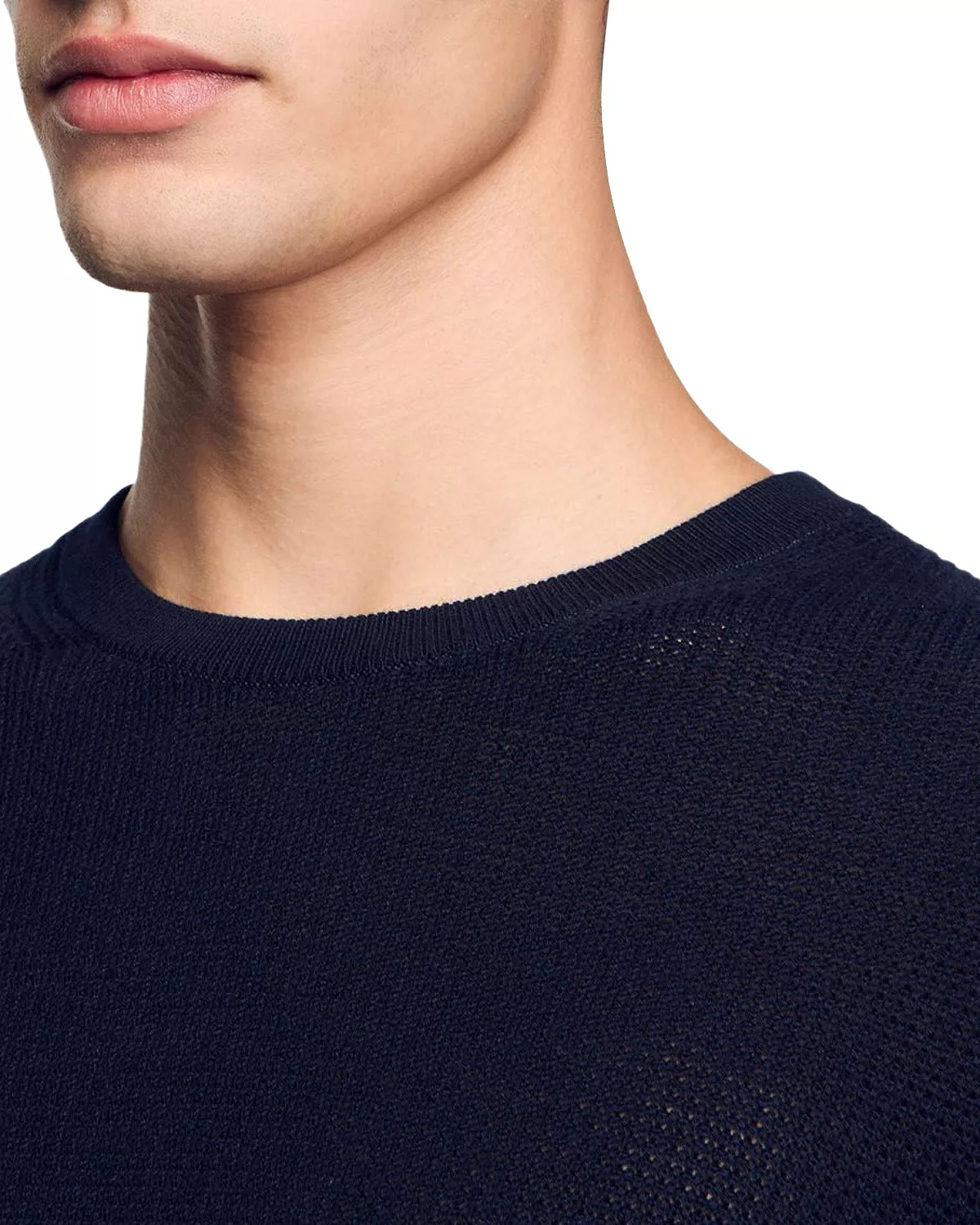 Textured Crewneck Sweater - 5