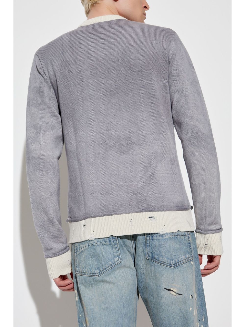 embroidered-logo sweater - 4