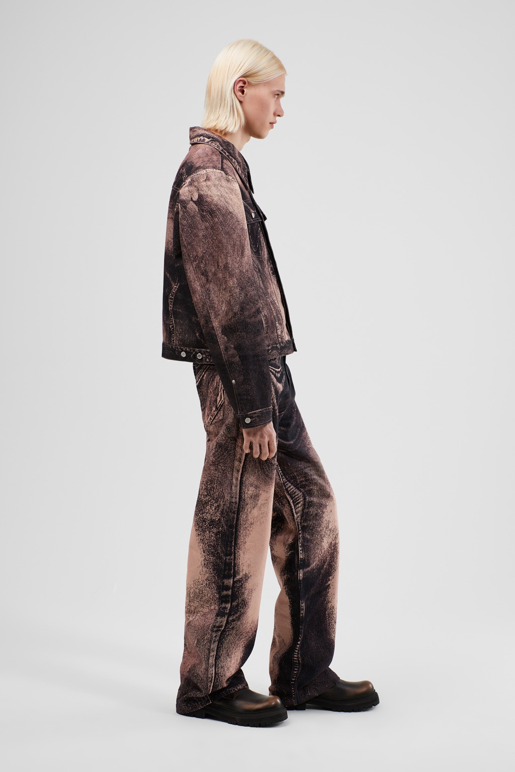 Dusty Pink Denim Jacket - 4