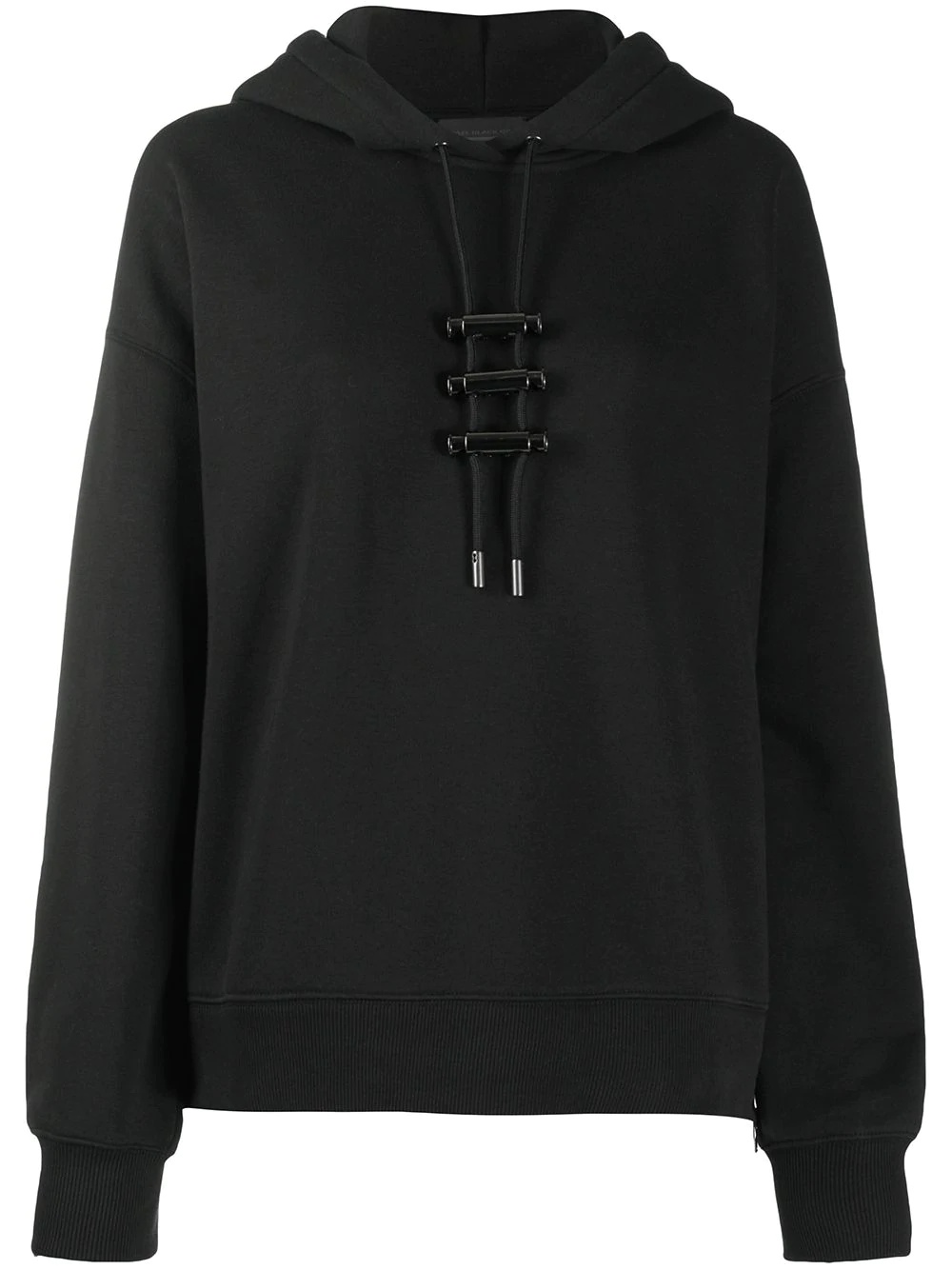 drawstring stopper hoodie - 1