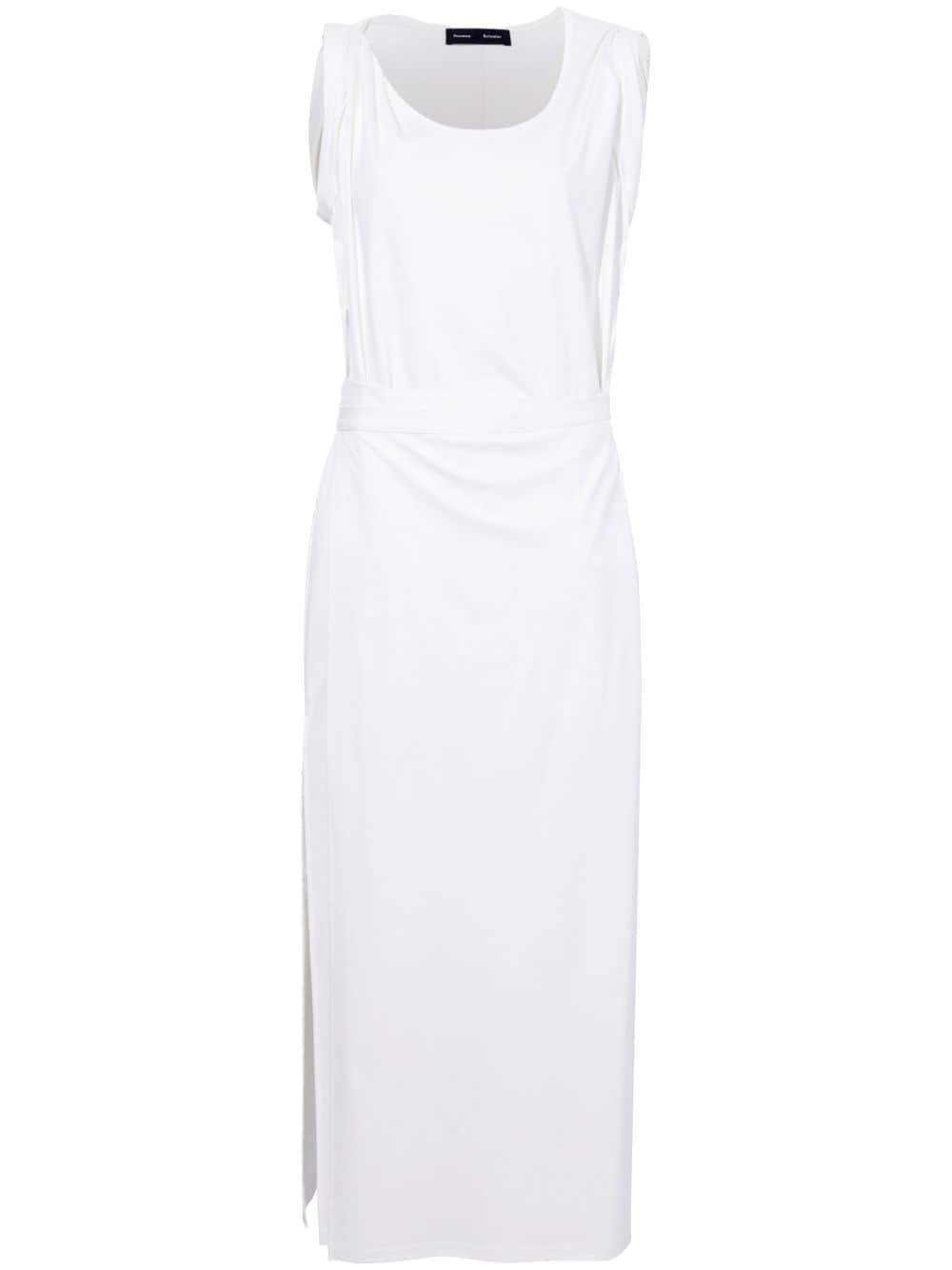 scoop neck organic cotton dress - 1