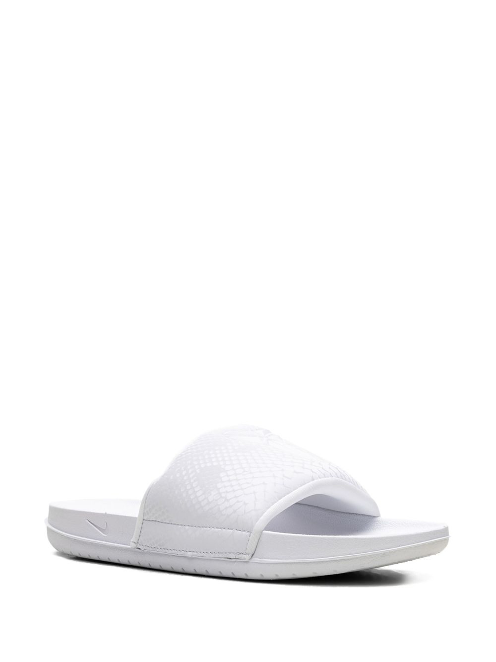 Kobe Offcourt "Triple White" slides - 2