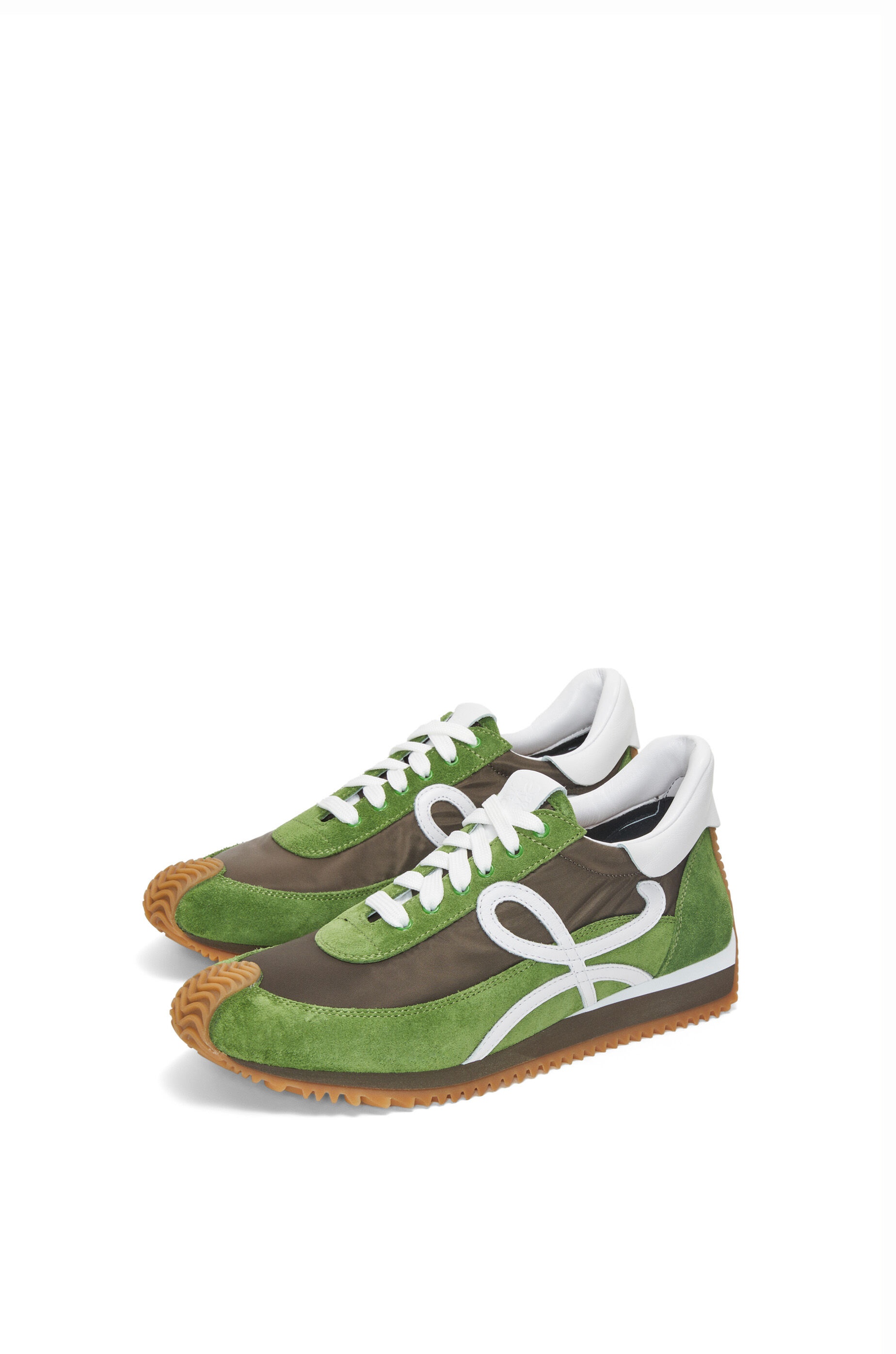 Flow runner in nylon and calfskin - 3