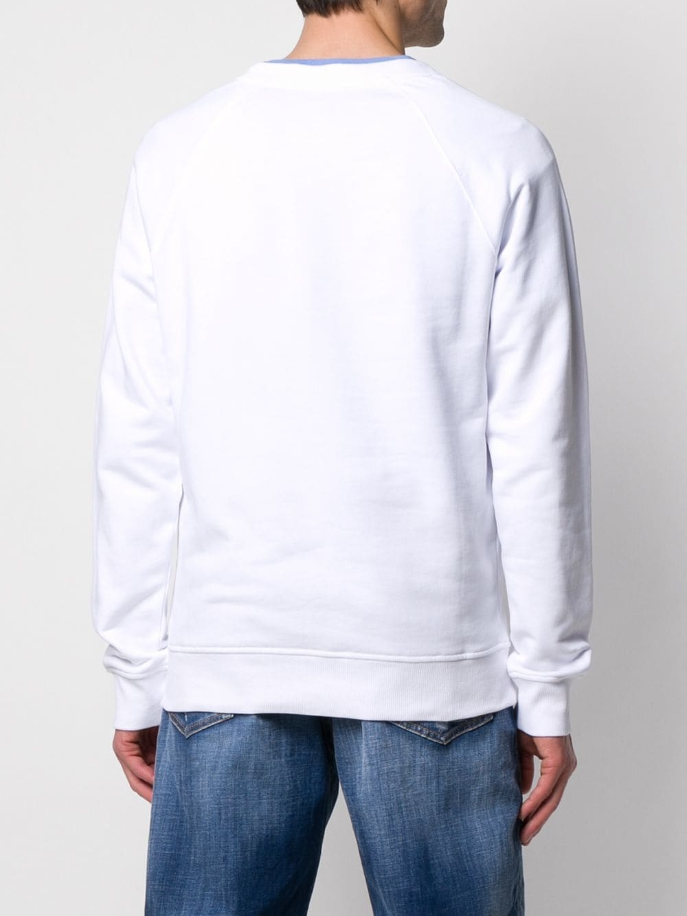 embossed logo sweatshirt - 4