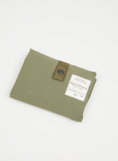 Nigel Cabourn Multi Bag Cotton Nylon Weather Cloth in Green outlook