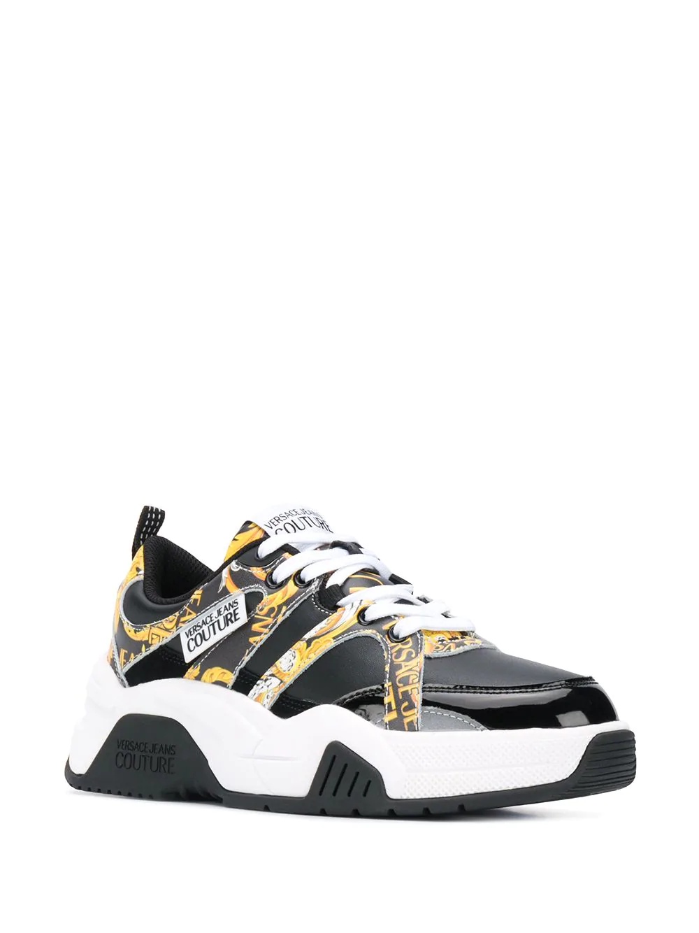 baroque print sneakers - 2