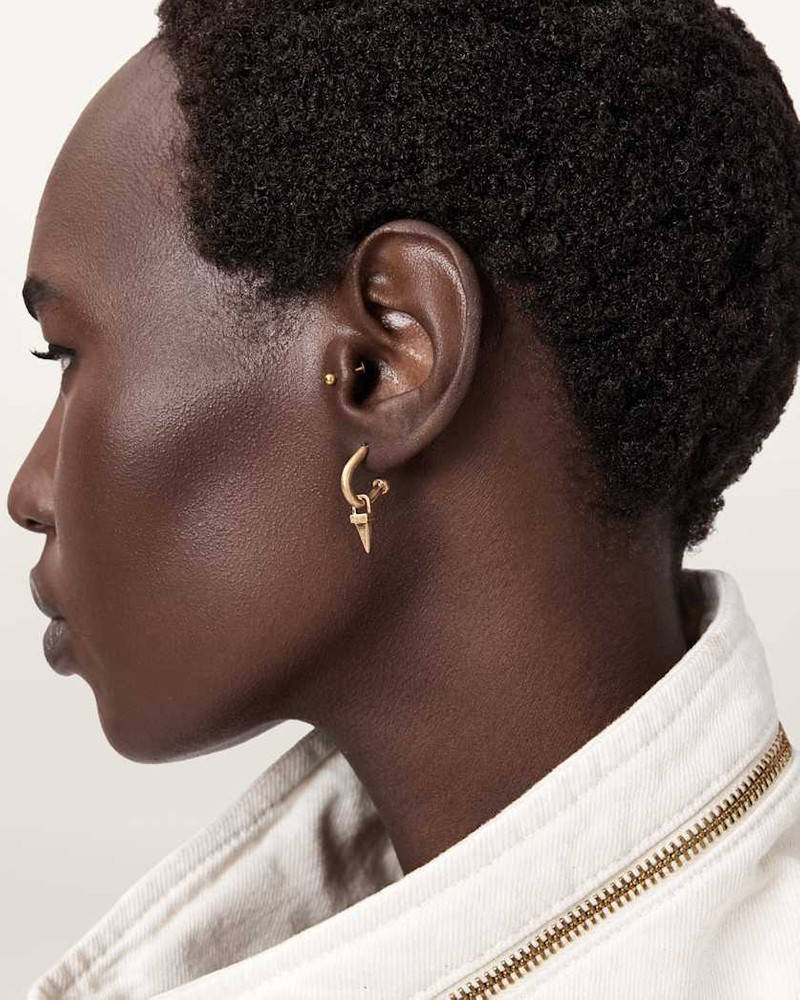 ALLSAINTS LAIO SPIKE FRONT BACK EARRINGS outlook