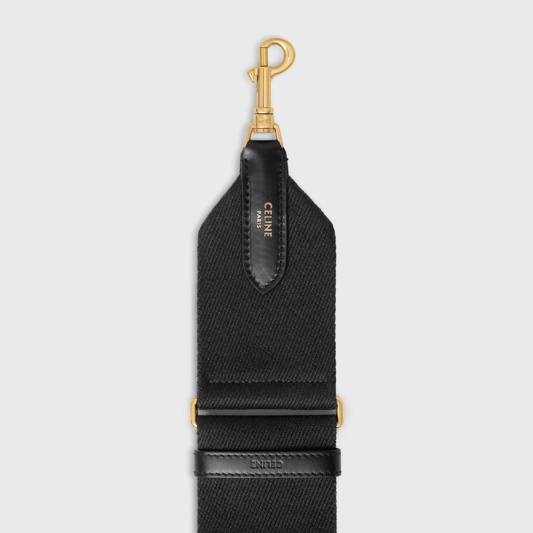 adjustable strap in wool with GOLD FINISHING - 3