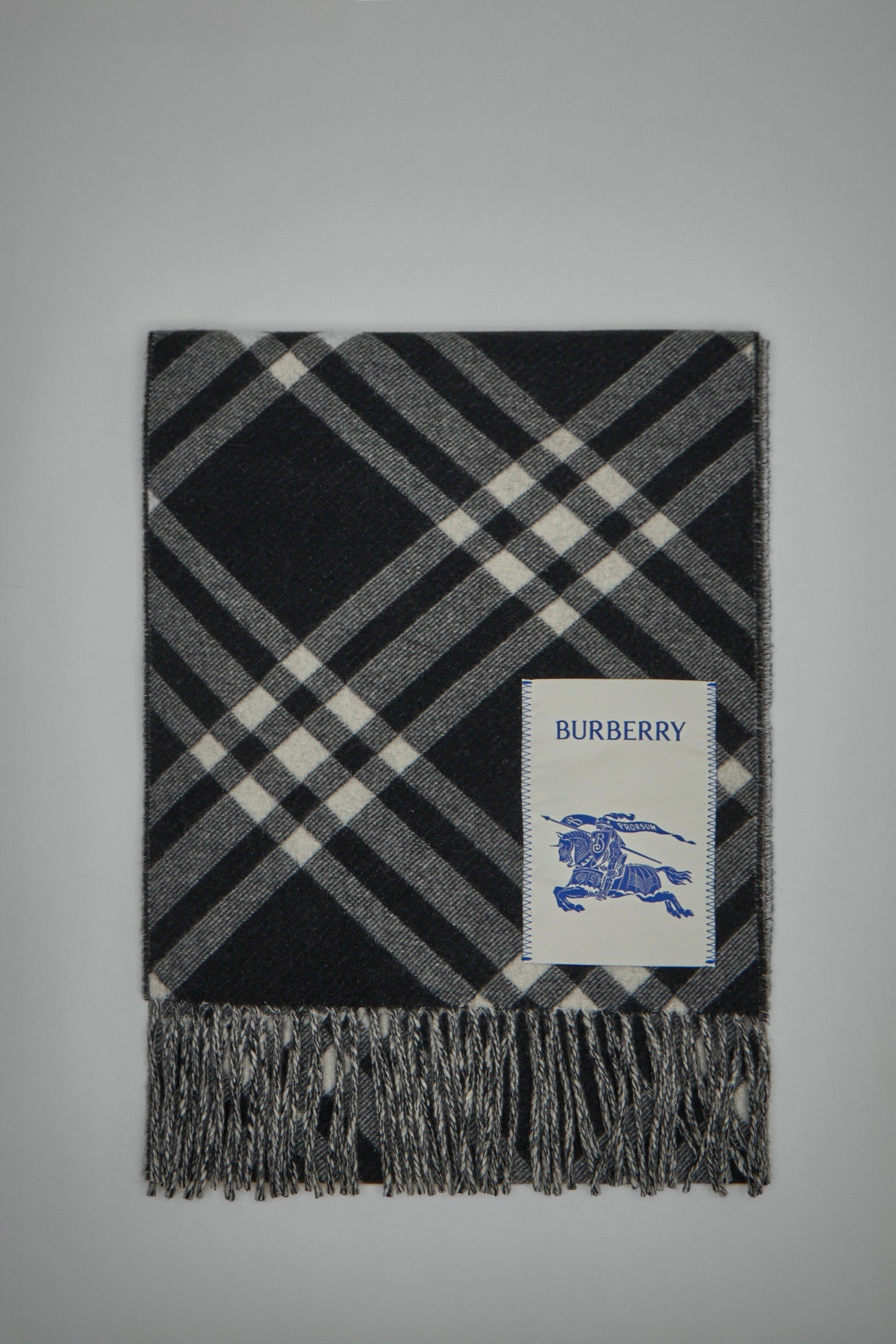 Check Cashmere Scarf - 1