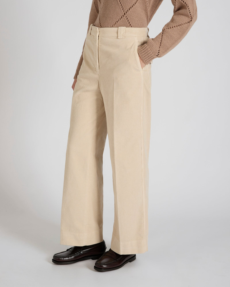 SLOWEAR Wide fit corduroy trousers outlook