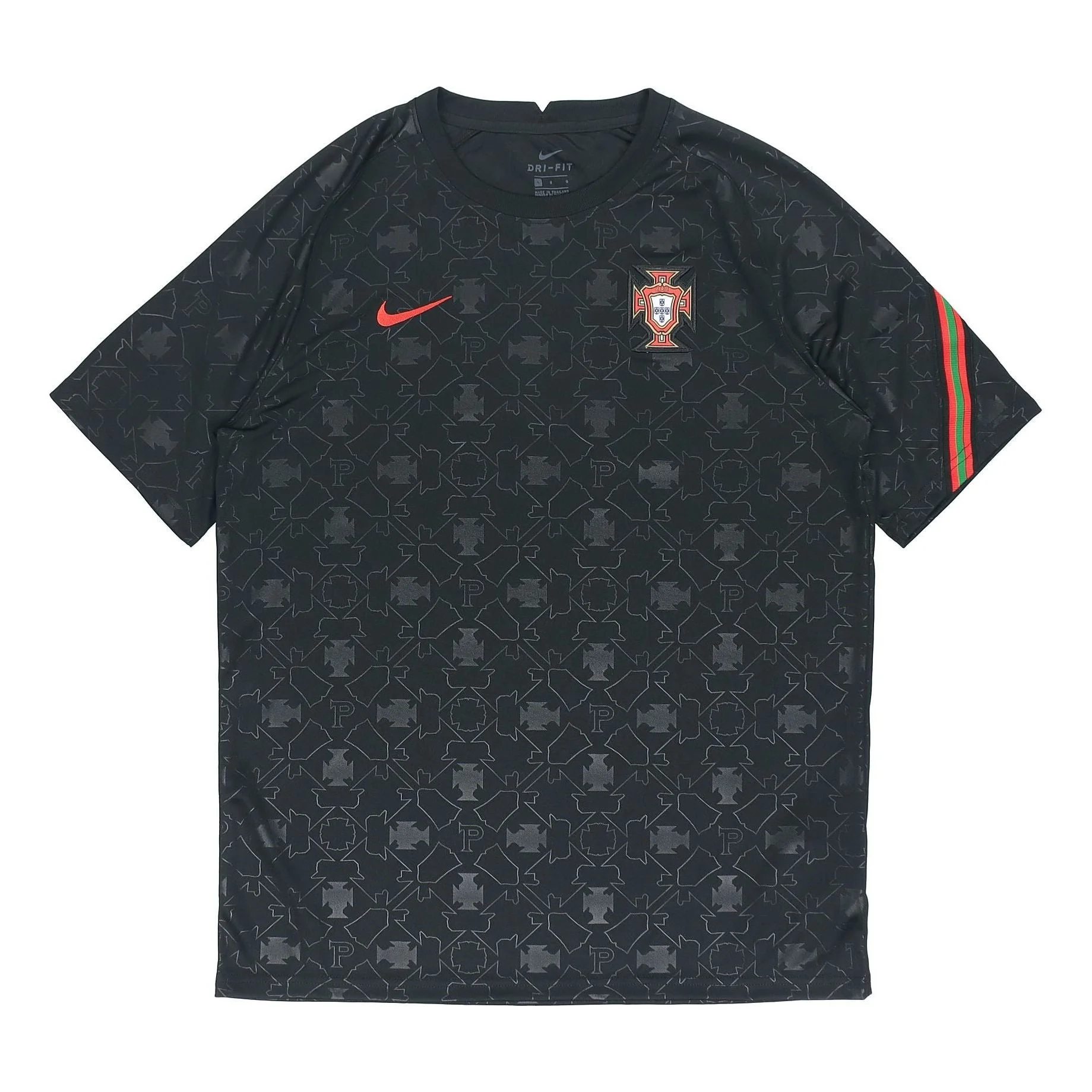 Nike Portugal National Team 20/21 Pre Match Jersey 'Black' CD2579-010 - 1
