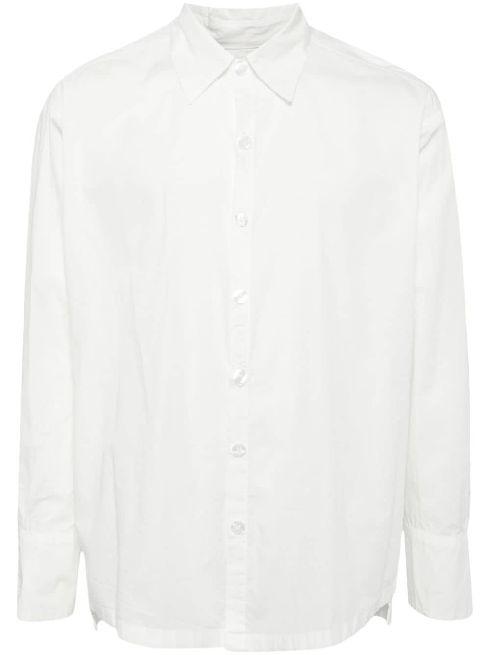 long-sleeve cotton shirt - 1