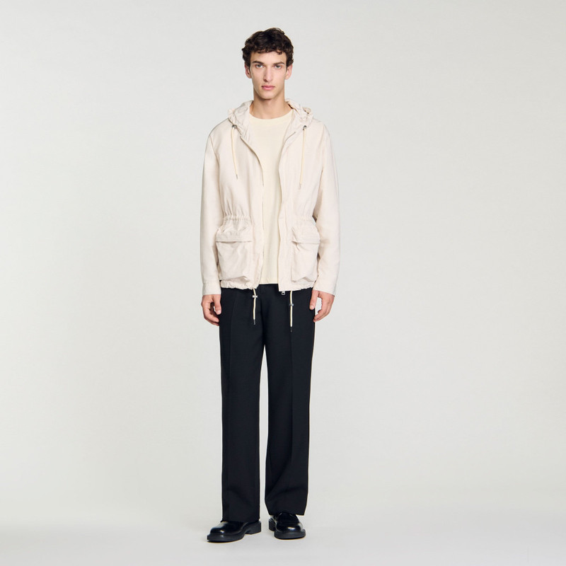 Sandro HOODED WINDBREAKER outlook
