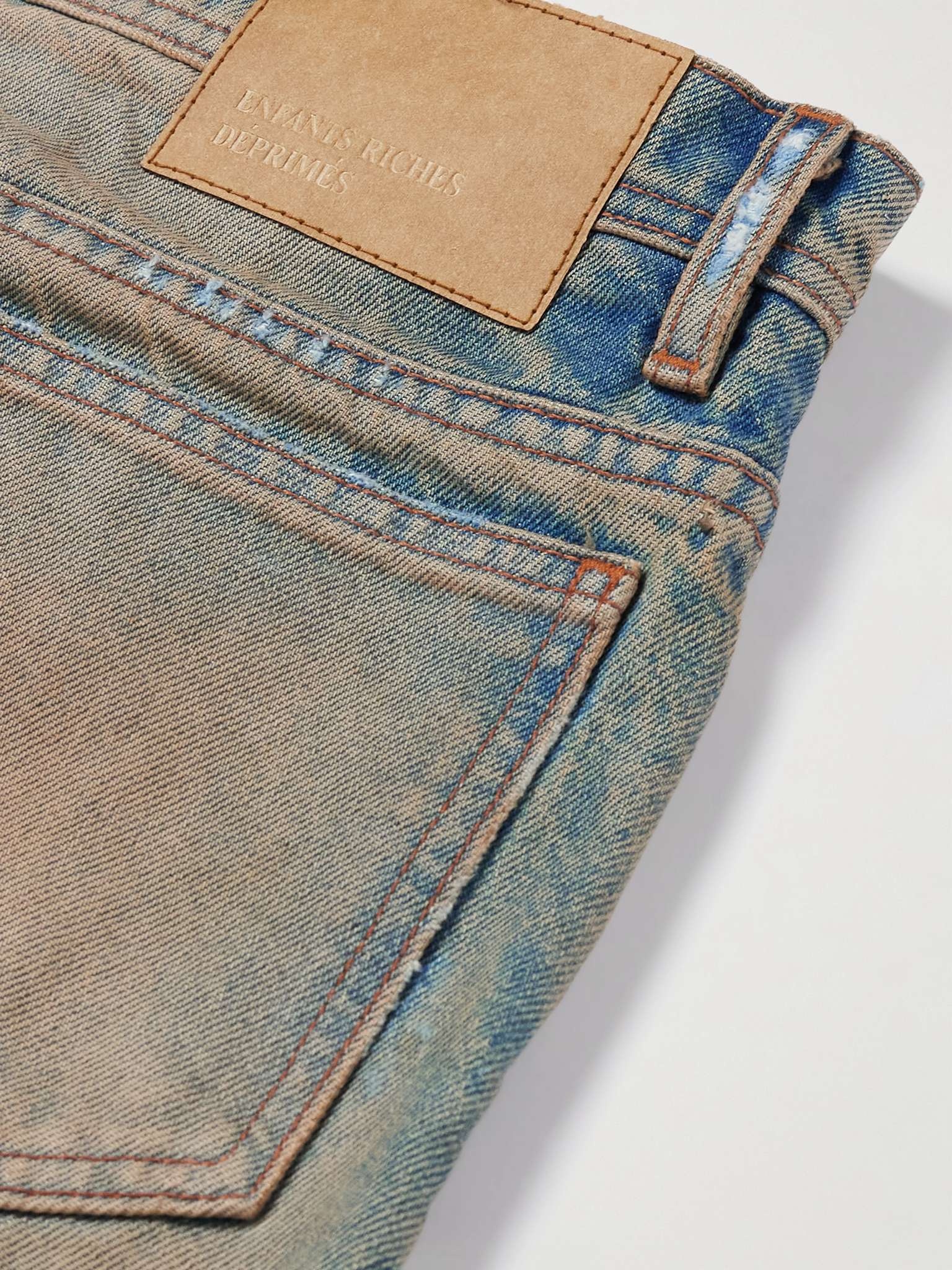 Straight-Leg Embellished Distressed Jeans - 5