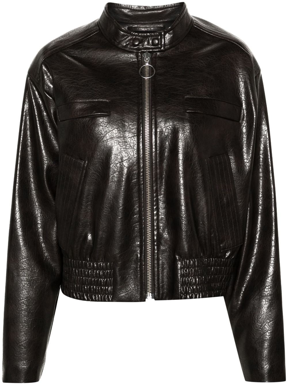 Talulla faux-leather biker jacket - 1