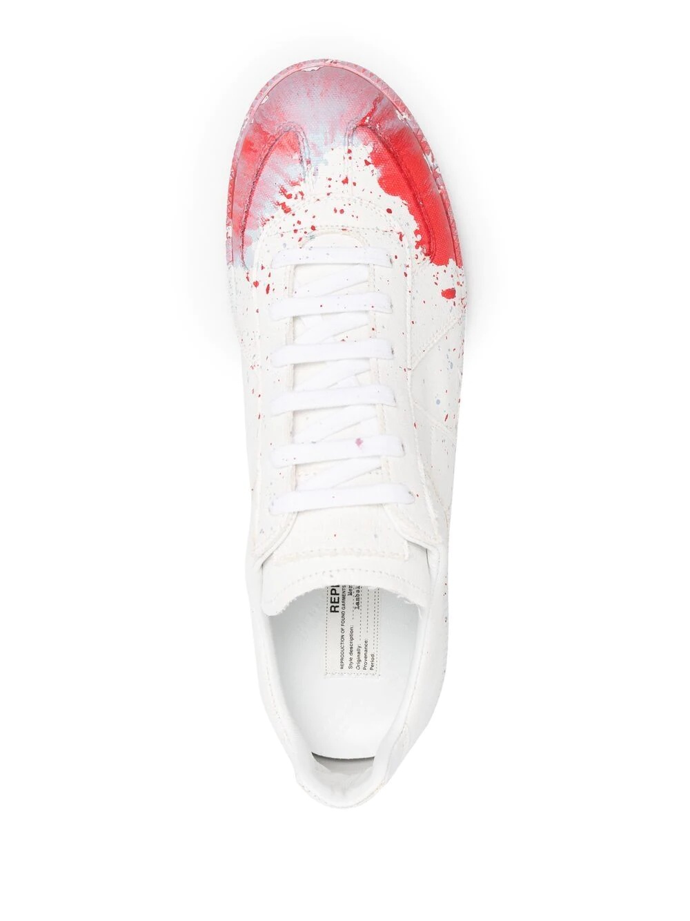 Replica paint-splatter sneakers - 4