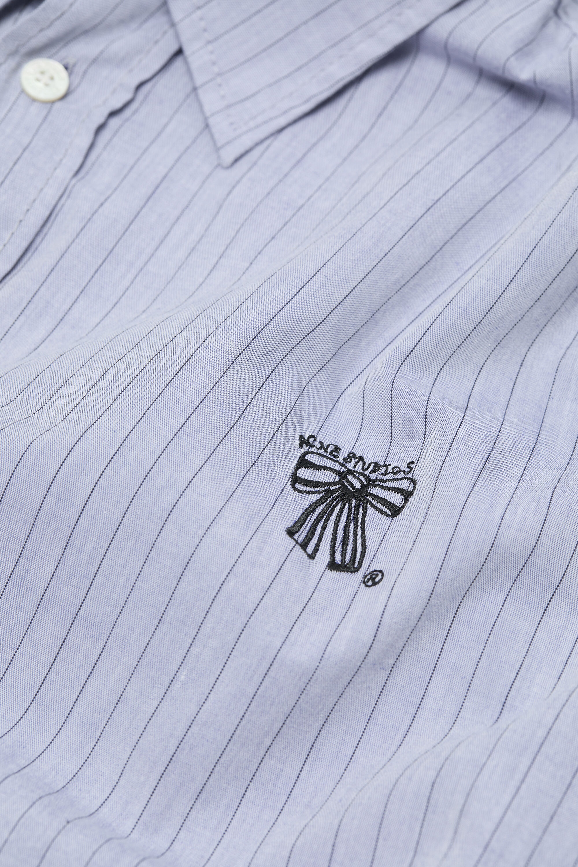 Button-up shirt - Blue/black - 5