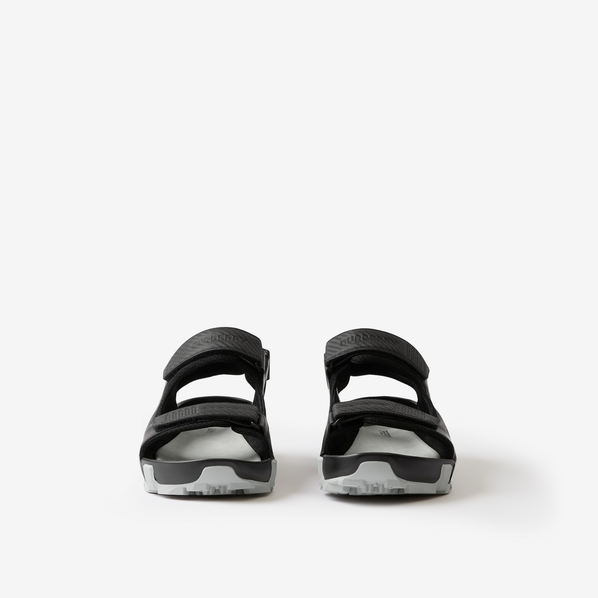 Logo print Leather and Nylon Arthur Sandals - 2