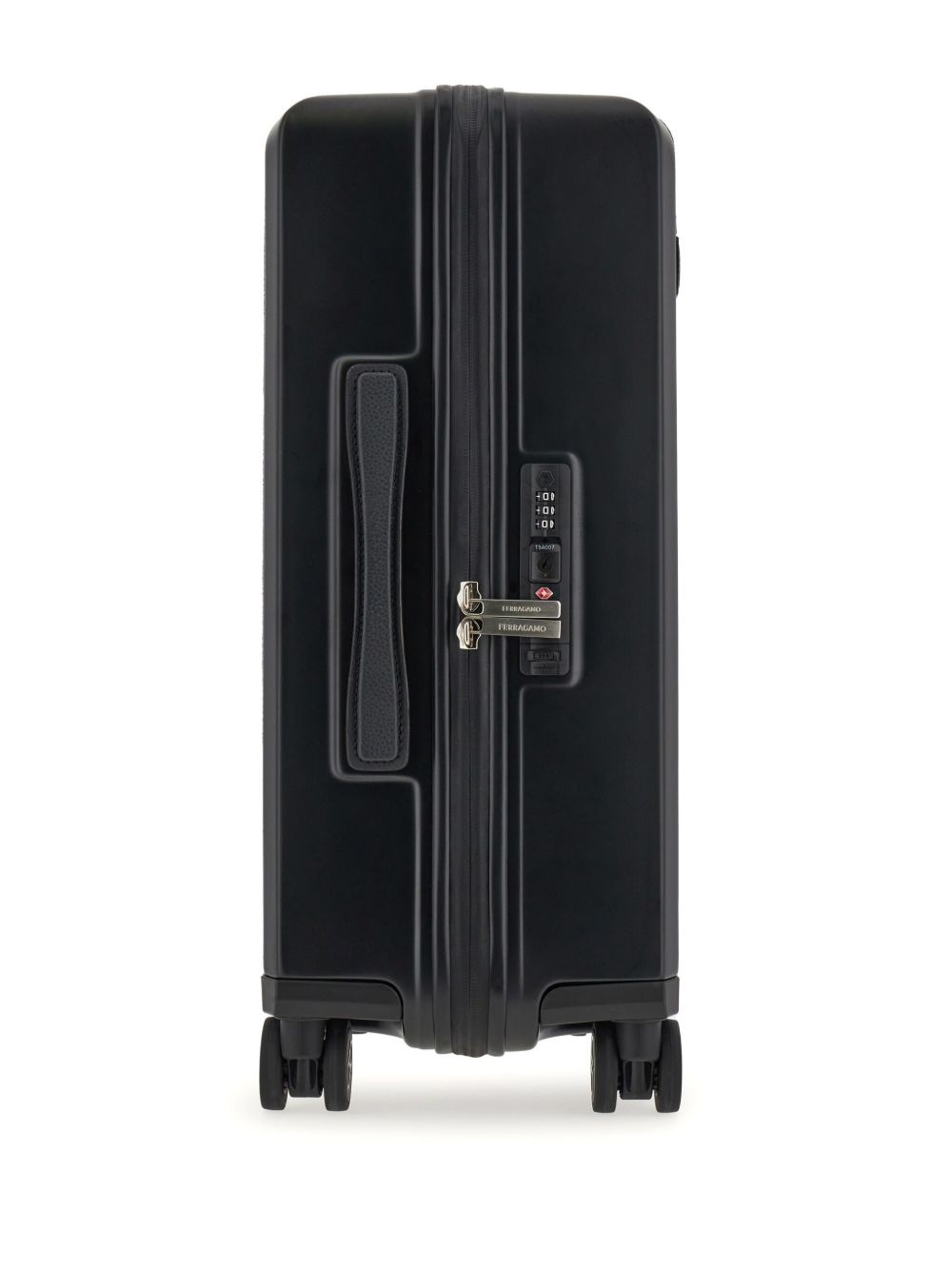 Gancini-print leather luggage - 4
