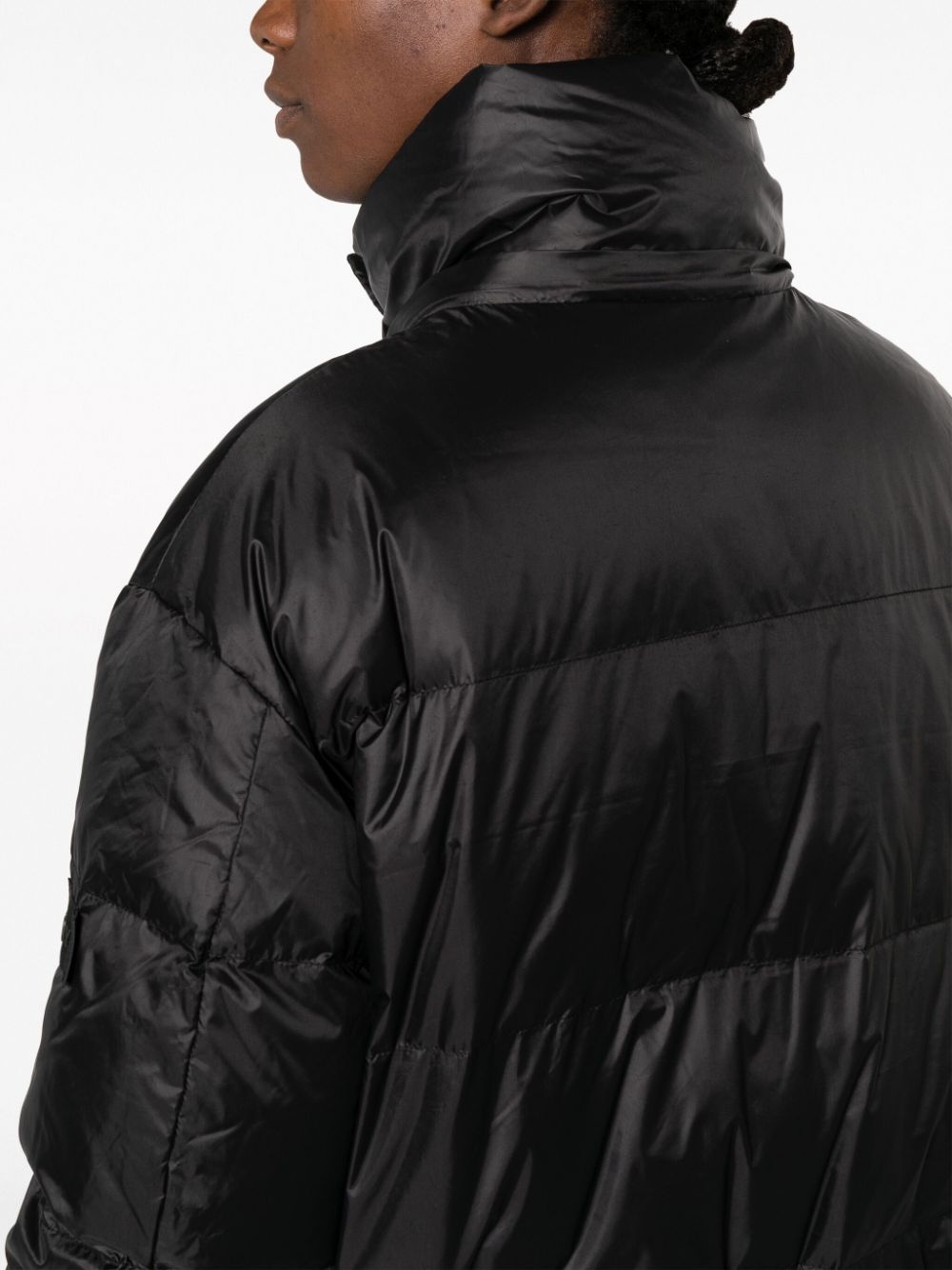 high-neck padded coat - 6