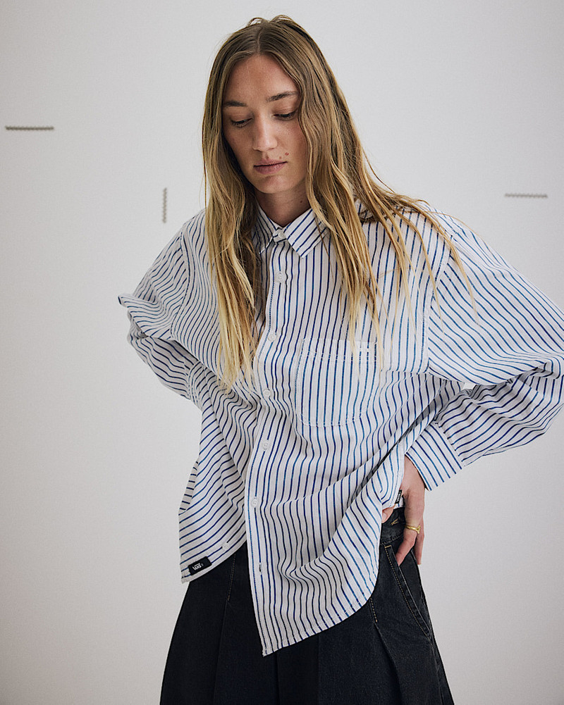Premium Dobby Stripe Long Sleeve Shirt 6