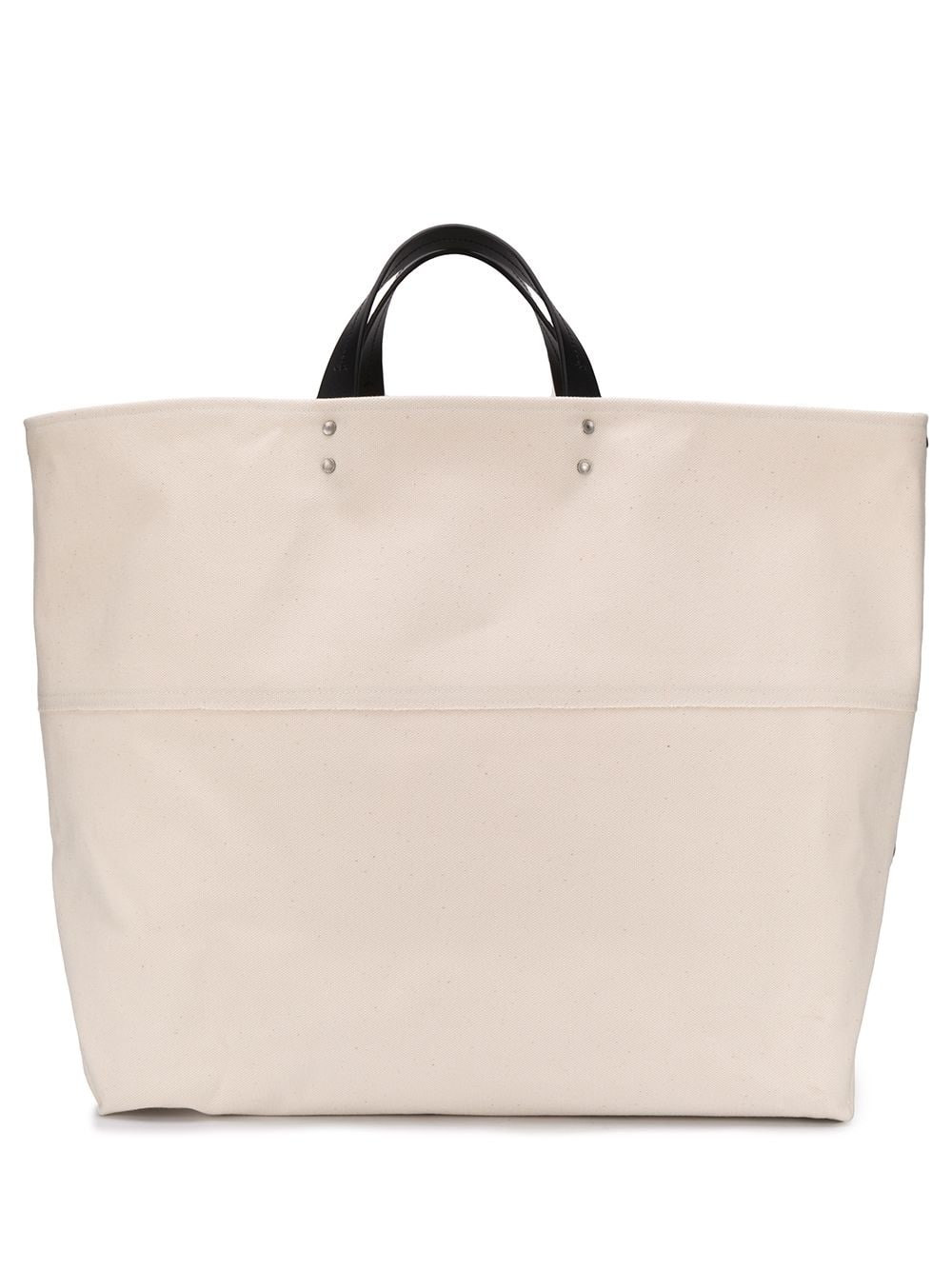 top handle cotton tote bag - 1